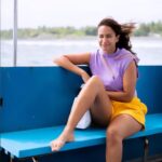 Elena Roxana Maria Fernandes Instagram - Keeping it cozy! . . . #hoodie #cozy #ootd #outfitoftheday #style #fashion #boat #travel #slay #fashion #beauty #sea #travelgram #slay