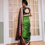 Elina Samantray Instagram - 🌸🌼 Beautiful blouse by @keembdanti @sabyasachi_satpathy