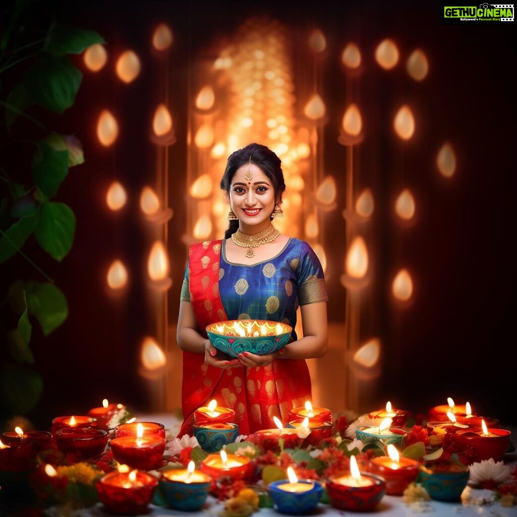 Elina Samantray Instagram - The Ollywood superstar ⭐️ @rayelinasamantaray ♥️ celebrating Diwali vibes in the dreamiest AI world! 🌈 Wishing you all a sparkling and safe Diwali! 🪔💖 . . #DiwaliCelebration #DreamyLights #ElinaInAIWonderland #FestivalOfLights . . Edited by @apankaainews @ranjanow__ 🌸 Bhubaneswar - Smart City