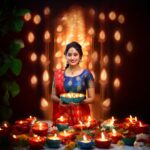 Elina Samantray Instagram - The Ollywood superstar ⭐️ @rayelinasamantaray ♥️ celebrating Diwali vibes in the dreamiest AI world! 🌈 Wishing you all a sparkling and safe Diwali! 🪔💖 . . #DiwaliCelebration #DreamyLights #ElinaInAIWonderland #FestivalOfLights . . Edited by @apankaainews @ranjanow__ 🌸 Bhubaneswar - Smart City