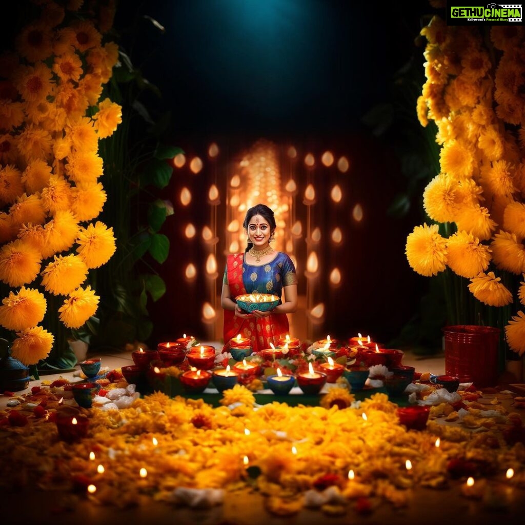 Elina Samantray Instagram - The Ollywood superstar ⭐️ @rayelinasamantaray ♥️ celebrating Diwali vibes in the dreamiest AI world! 🌈 Wishing you all a sparkling and safe Diwali! 🪔💖 . . #DiwaliCelebration #DreamyLights #ElinaInAIWonderland #FestivalOfLights . . Edited by @apankaainews @ranjanow__ 🌸 Bhubaneswar - Smart City