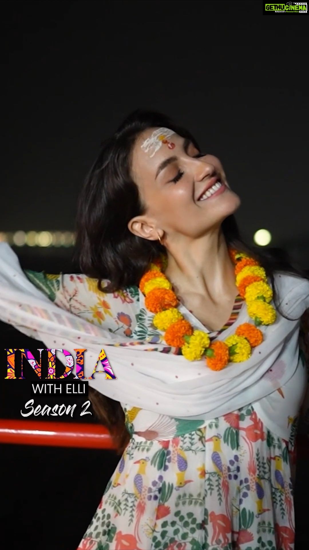 Elli AvrRam Instagram - #IndiaWithElli I’m sooooo Excited❤️ to be Back with Season 2! This time I’ve got to explore a State that’s full of Surprises!!! Any guesses of where I am? Comments mein likho🥰 @curly.tales @ministryofculturegoi #india #lovemyindia #exploreindia #traveler #curlytales #elliavrram #yourstruly