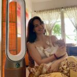 Elli AvrRam Instagram - Glad to get the Dyson Purifier Cool Formaldehyde this Diwali!🍃We are all aware of how the pollution increases during festive seasons, so having an air purifier NOW is a must! Aaaaand when you have furry babies at home, you know it’s always great to have a Dyson Purifier keeping the Air Clean!❤️🤭 #DysonHome #DysonPurifier #Gifted #Diwali #Present