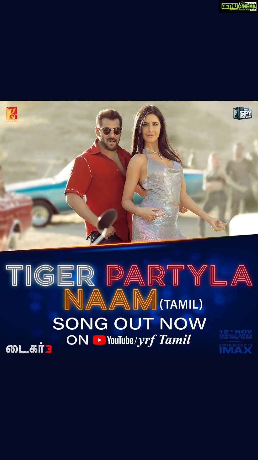 Emraan Hashmi Instagram - வெளிவந்தது #TigerPartylaNaam பாடல் *link in bio* வருகிறது #Tiger3 உங்கள் அபிமான திரையரங்குகளில் நவம்பர் 12 முதல். Velivandhadhu #TigerPartylaNaam paadal *link in bio* Varugiradhu #Tiger3 ungal abimana thiraiyarangugalil november 12 mudhal. Releasing in Hindi, Tamil & Telugu. @beingsalmankhan | @katrinakaif | #ManeeshSharma | @yrf | @ipritamofficial | @madhankarky | @bennydayalofficial | @anushamani | @vaibhavi.merchant | @anaitashroffadajania | #AlviraKhanAgnihotri | @ashley_rebello | @darshanjalan | #YRF50 | #YRFSpyUniverse