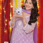 Eshanya Maheshwari Instagram - Getting ready for the Diwali 🎇 ✨ I’m all set for some Instant festive moments. Capturing my favorite, unfiltered moments to cherish and remember every detail.🎀🤍 . . #Instaxcamera #festive #diwali #clickthemoments #festivemoments #diwali #diwalimoments #instax #instaxindia