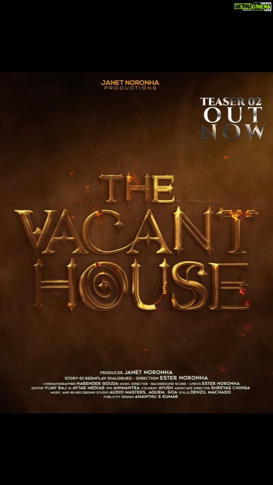 Ester Noronha Instagram - Hey Dearies! Have you watched the recently released teaser 2 of The Vacant House...? You must!!! Hurry! Subscribe to my YouTube channel - Janet Noronha Productions (link in bio) now!!! Stay tuned...❤ #thevacanthouse #teaser2 #outnow #mustwatch #konkani #kannada #telugu #movie #director #musicdirector #debut #mydebut #debutproject #homeproduction #janetnoronhaproductions #esternoronha #comingsoon #thisnovember #intheatres #staytuned #Godbless #muchlove