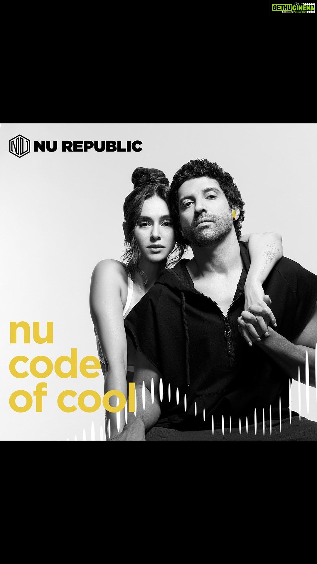 Farhan Akhtar Instagram - Recently we discovered Nu Republic®️ a brand that makes trailblazing wireless audio & wear-tech products, which look as good as they sound. We knew we had to had to have it. This is our #NuCodeofCool #nurepublic