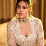 Faria Abdullah Instagram - Rani 🤍🤍🤍 Styling @manogna_gollapudi Outfit @houseofakhilaakurathi Jewellery @shopriyaaofficial Photographer @screamstudiosbyharsha Asst @sunandini_vijjagiri