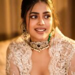 Faria Abdullah Instagram - Rani 🤍🤍🤍 Styling @manogna_gollapudi Outfit @houseofakhilaakurathi Jewellery @shopriyaaofficial Photographer @screamstudiosbyharsha Asst @sunandini_vijjagiri