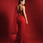 Fatima Sana Shaikh Instagram - Mohe rang do Laal. Wearing @manishmalhotraworld Hmu @myrra_makeup_art Jewellery @ut_jewellery_by_harveen @vasundharajewelry @asend.rohank Shot by @kapilcharaniya