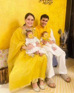 Gautam Rode Instagram - Happy Diwali from us to you 💛💛💛💛