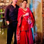 Gautam Rode Instagram - Karwachauth 2023 ♥️ #karwachauth #love #rodeway #rodelife #2023 #dinner #fasting #redsuit #redandblack #royal