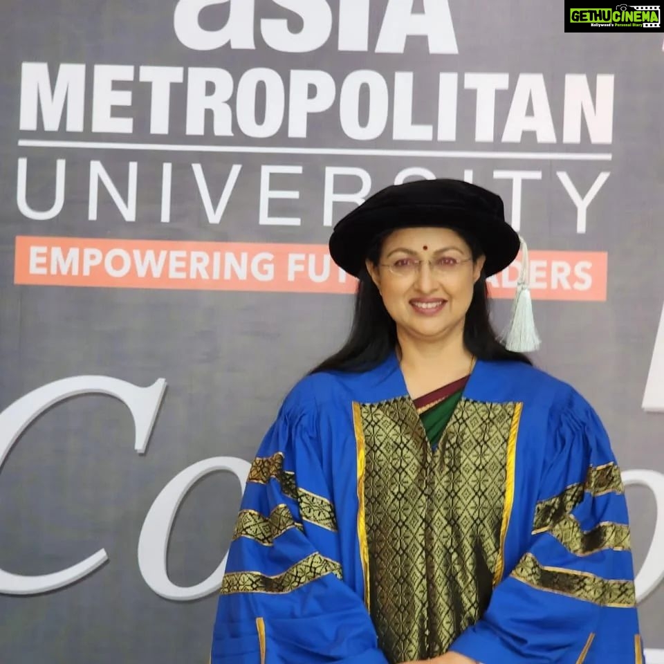 Gautami Instagram - I'm deeply honored to have been conferred with an Honorary Doctorate in Wellness and Community Service from Asia Metropolitan University, Malaysia. This recognition is a wonderful motivator to continue my work and aim ever higher. My heartfelt gratitude to each and every one who has been a part of my journey with their love and support. Thank you once again to Asia Metropolitan University and to the Chairman, Board and Faculty of the Asia Metropolitan University for their stellar work in educating and shaping lives for the future. @asiametropolitanuni @drpalan