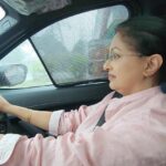 Gautami Instagram - The skies suddenly opened up and a good drive became beautiful! 🌧🌧🌧 It's the little moments that bring magic into our lives ✨️ #mansoon #rain #banglore #chennai