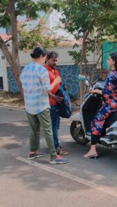 Gautami Instagram - Happy weekend to all. 
Helping my sister @hymareddysg in her webseries (she was undergone treatment)
#shooting #webseries #tamilcinema #telugucinema
