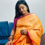 Gayathri Yuvraaj Instagram - A saree is an attire that makes a woman look more attractive 💕💕 Beautiful saree from : Sri Hanuman tex Online shopping Wedding sarees & Fancy sarees Address: KVP Complex Elampillai -637502 WhatsApp: 8825887885 , 6383571900