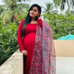 Gayathri Yuvraaj Instagram - The purpose of our lives is to be happy."❤️ 👗 @hamsini_boutique 📸 @shot_by_chitti