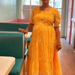 Gayathri Yuvraaj Instagram - 💛💛 maternity wear @momzcradle