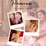 Gayathri Yuvraaj Instagram - Exciting news! Princess arrived !! Delighted to share that a beautiful baby girl arrived today early morning, sharing her mother's birthday. Both mom and baby are doing great. Grateful for all the love and blessings. 💕👶🎉