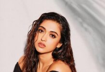 Gayatri Bhardwaj Instagram - In my moment 🐅 Shot by @tejasnerurkarr Hair and makeup @shivani.shettyehmua Styling @tryagaintoobad @styled_by_meera