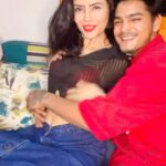 Gehana Vasisth Instagram - Hahahahaha pagal panti … #humaayehain #tigershroff #kritisanon #ganpath #movie #song #gehanavasisth #fun #love