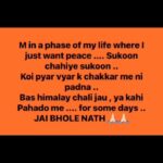 Gehana Vasisth Instagram - #saware #gehnavasisth #sukoon #jaibholenath Himalaya