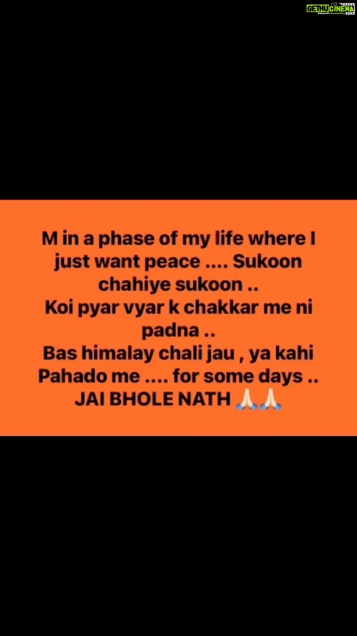 Gehana Vasisth Instagram - #saware #gehnavasisth #sukoon #jaibholenath Himalaya