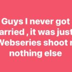 Gehana Vasisth Instagram - Hey guys M gehana vasisth Clarifying that , I never ever got married to any one n it was just a Webseries shoot … Nothing else at all N M also clarifying that I don’t even know Faizan much .. That was my second meeting for shoot n 3rd I met him on my birthday celebration time … And most important I just don’t even know his full name , from where he belongs or whatever it is .. .. I hv a boyfriend since ages and his name is ram … so no point of getting hitched with anyone else and specially with some1 who I don’t even know .. Regards Gehana vasisth