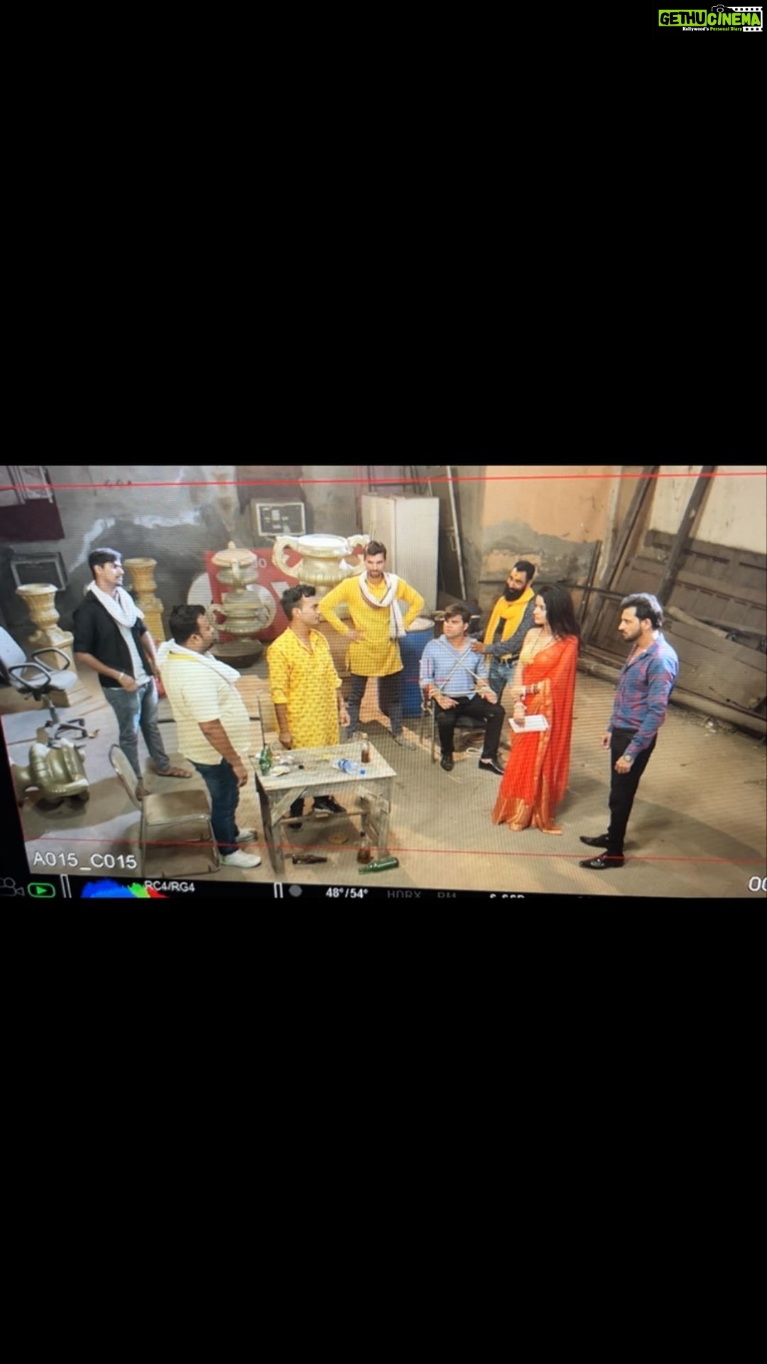 Gehana Vasisth Instagram - Shooting for film …. . . . . #gehanavasisth #film #movie #shooting #webseries #ott