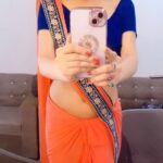 Gehana Vasisth Instagram - BTS .. . . #gehanavasisth #sari #reelsvideo #reelsinstagram #hit #trendingreels #iphone14 India