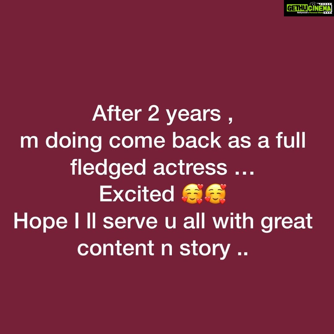 Gehana Vasisth Instagram - M really excited … Hope u all r …. #gehanavasisth #trending #viral #show #webseries #muchmore