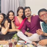 Gehana Vasisth Instagram – Hiral house Diwali party ♥️💐🧿🏡 Mumbai, Maharashtra