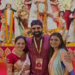 Giaa Manek Instagram - Pujo 🌸 ,happy,grateful and blessed .😇