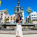 Grace Antony Instagram - Hola….🖤🤍🩵 . . . . . 📸 @teresajunie #algesiras #españa #vacation #graceantony Algeciras, España