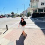 Grace Antony Instagram - Hola….🖤🤍🩵 . . . . . 📸 @teresajunie #algesiras #españa #vacation #graceantony Algeciras, España