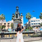 Grace Antony Instagram - Hola….🖤🤍🩵 . . . . . 📸 @teresajunie #algesiras #españa #vacation #graceantony Algeciras, España