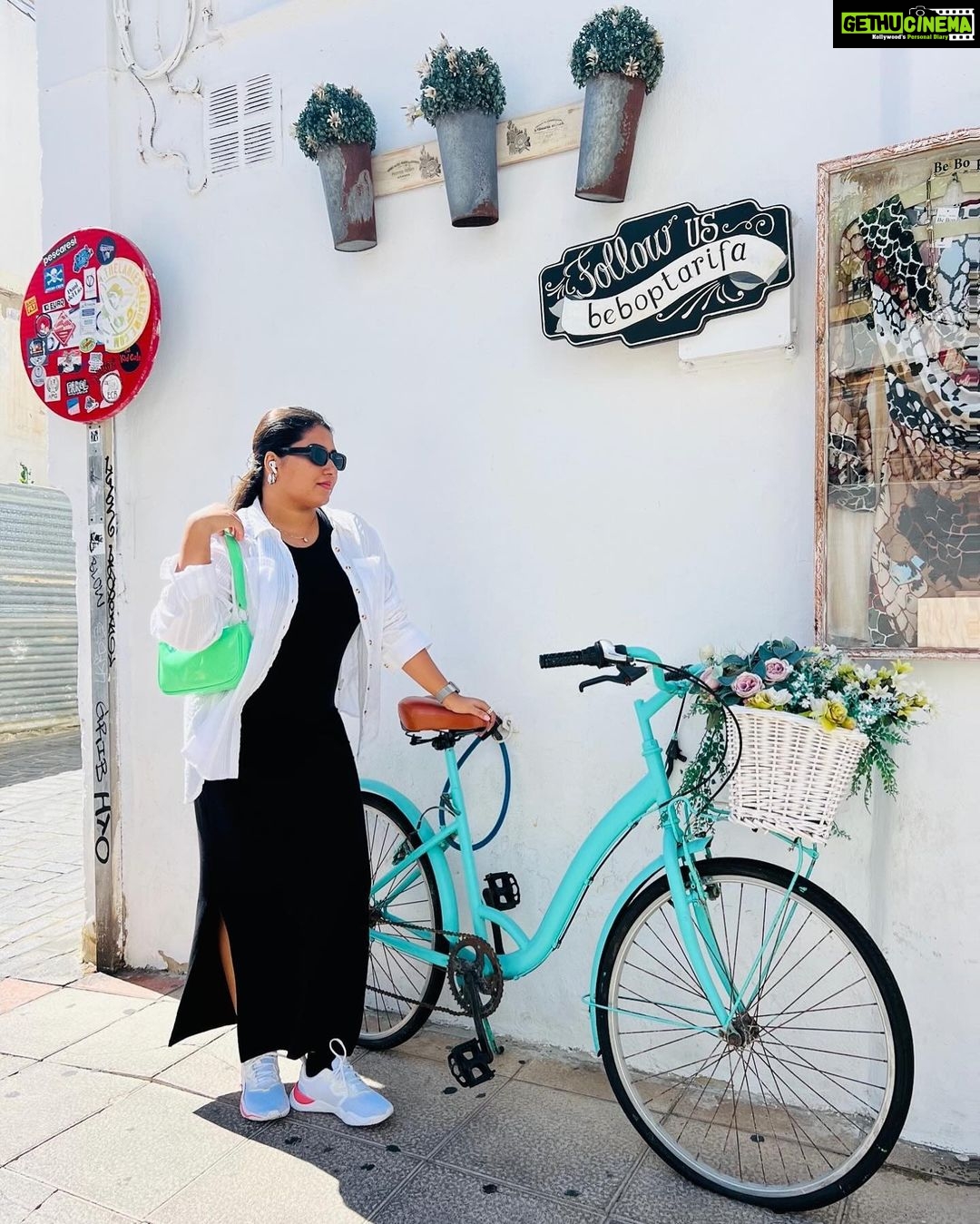 Grace Antony Instagram - What’s the hype? This sum light..🪩 . . . . 📸 @teresajunie #europe #vacation #tarifa #graceantony Tarifa