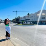 Grace Antony Instagram - What’s the hype? This sum light..🪩 . . . . 📸 @teresajunie #europe #vacation #tarifa #graceantony Tarifa