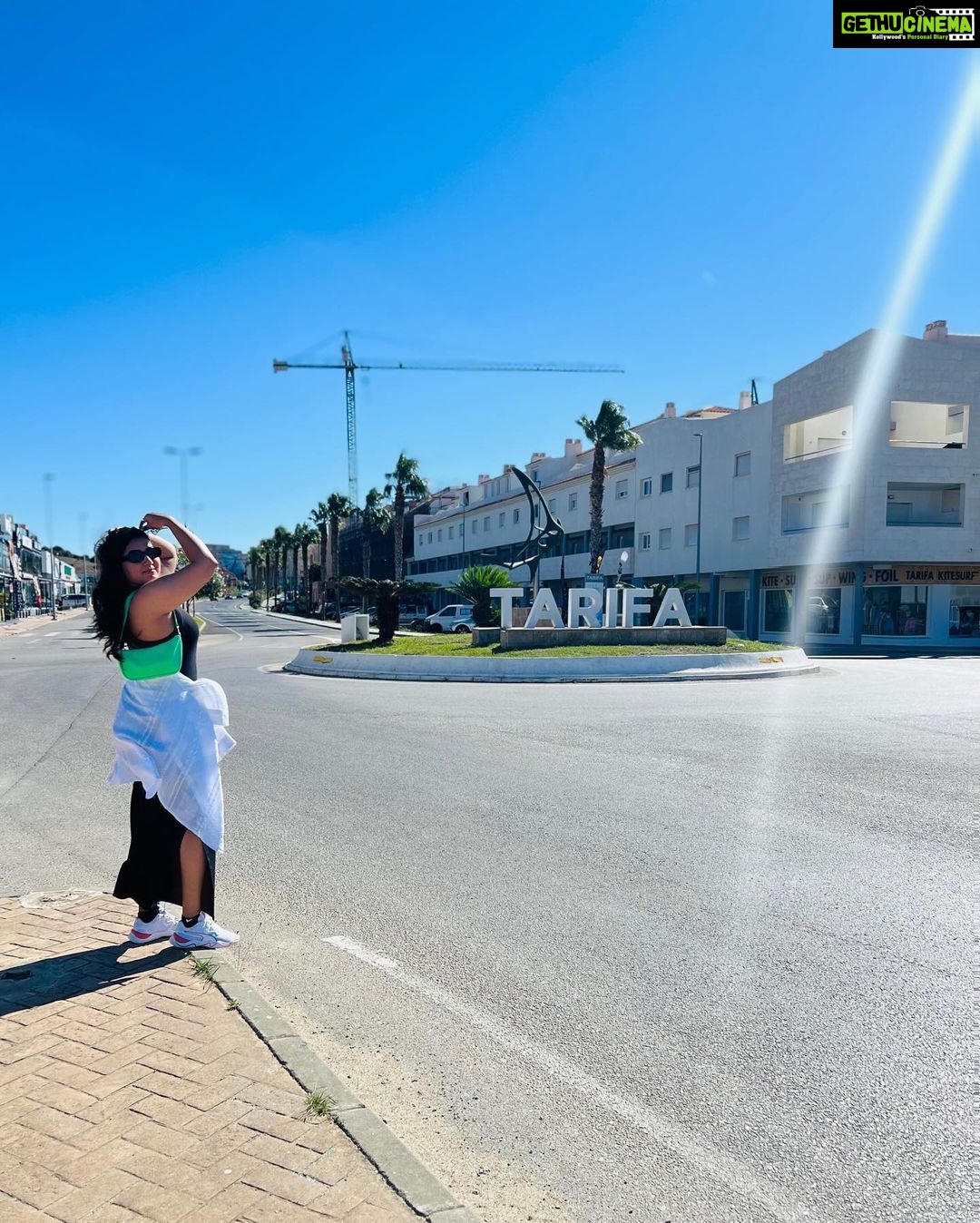Grace Antony Instagram - What’s the hype? This sum light..🪩 . . . . 📸 @teresajunie #europe #vacation #tarifa #graceantony Tarifa