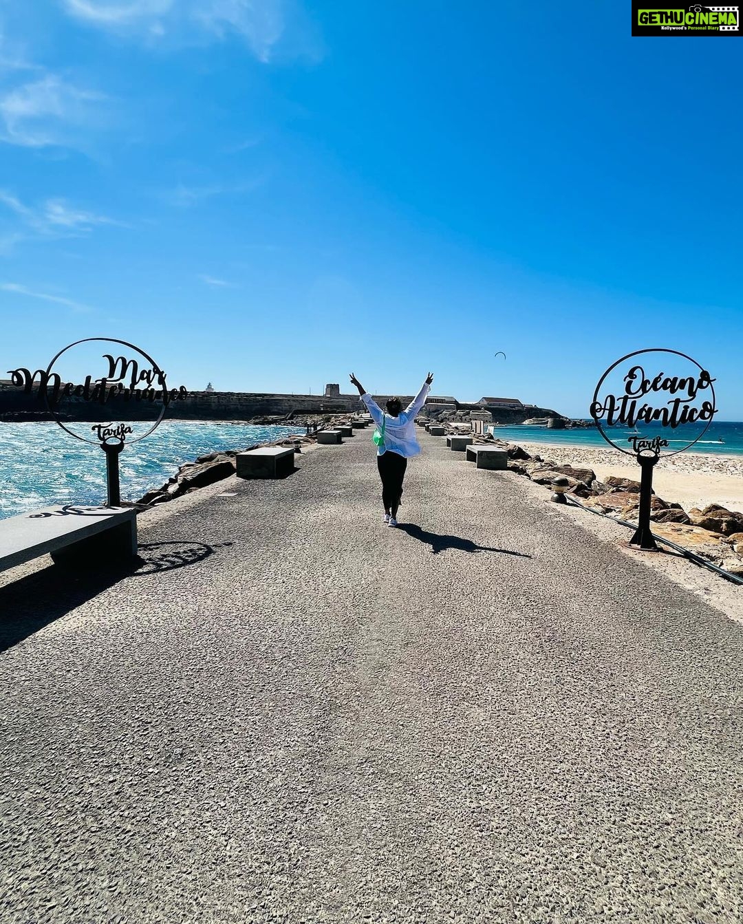 Grace Antony Instagram - What’s the hype? This sum light..🪩 . . . . 📸 @teresajunie #europe #vacation #tarifa #graceantony Tarifa