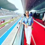 Gul Panag Instagram - Me, I’m happiest on a race track. Dozens of races watched and traveled to. Seen from fancy VVIP lounges to the team garages ( watching from my home team @mahindraracing ‘s garage has been the best ) to actually being lucky enough to drive a few Formula Cars ( F1, courtesy @renault_france , Formula E courtesy my friends @mahindraracing and @gill.dilbagh and more, to trying my hand at racing with the @polocup.india ( remember @rayomandbanajee 😅)- I cannot adequately express my love for motorsport. I’m so thrilled we have seen two big ticket international marquee racing events this year- The Formula E at Hyderabad and the @motogpbharat today at @buddh.international.circuit . Cannot wait for more!! P.S . The shoes I’m wearing, deserve a post of their own. But given that my Instagram game is the most authentic version of what I’m currently doing, I probably may never get down to it. 🤦🏻‍♀️ So here it goes. These are the most comfortable sandals I have worn in a long time. I spent 12 hours in them yesterday. And close to the same number of hours today. Wearing them to a race was a risky decision. Last time I wore any kind of heels to a race , was about 10 years ago and i ended up with blisters the size of grapes on my feet. Never have I since then, , ever ever risked, wearing anything but flats to the races. Ideally trainers .😅 There’s a lot of walking around. I end up doing 6000 odd steps . So, which brings me to this amazing pair by @vanillamoonshoes . 🤩🤩 Ladies ( and gents, if that’s your vibe) highly recommend them. Buddh International Circuit