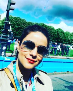 Gul Panag Instagram - Me, I’m happiest on a race track.  Dozens of races watched and traveled to. Seen from fancy VVIP lounges to the team garages (  watching from my home team @mahindraracing ‘s garage has been the best ) to actually being lucky enough to drive a few Formula Cars ( F1, courtesy @renault_france , Formula E courtesy my friends @mahindraracing and @gill.dilbagh and more, to trying my hand at racing with the @polocup.india ( remember @rayomandbanajee 😅)- I cannot adequately express my love for motorsport.

I’m so thrilled we have seen two big ticket international marquee racing events  this year- The Formula E at Hyderabad and the @motogpbharat  today at @buddh.international.circuit . 
Cannot wait for more!!

P.S .
The shoes I’m wearing, deserve a post of their own. But given that my Instagram game is the most authentic version of what I’m currently doing, I probably may never get down to it. 🤦🏻‍♀️
So here it goes. These are the most comfortable sandals I have worn in a long time. I spent 12 hours in them yesterday. And close to the same number of hours today.  Wearing them to a race was  a risky decision. Last time I wore any kind of heels to a race , was about 10 years ago and  i ended up with blisters the size of grapes on my feet. Never have I since then, , ever ever risked, wearing anything but flats to the races. Ideally trainers .😅 There’s a lot of walking around. I end up doing 6000 odd steps . So, which brings me to this amazing pair by @vanillamoonshoes . 🤩🤩
Ladies ( and gents, if that’s your vibe) highly recommend them.