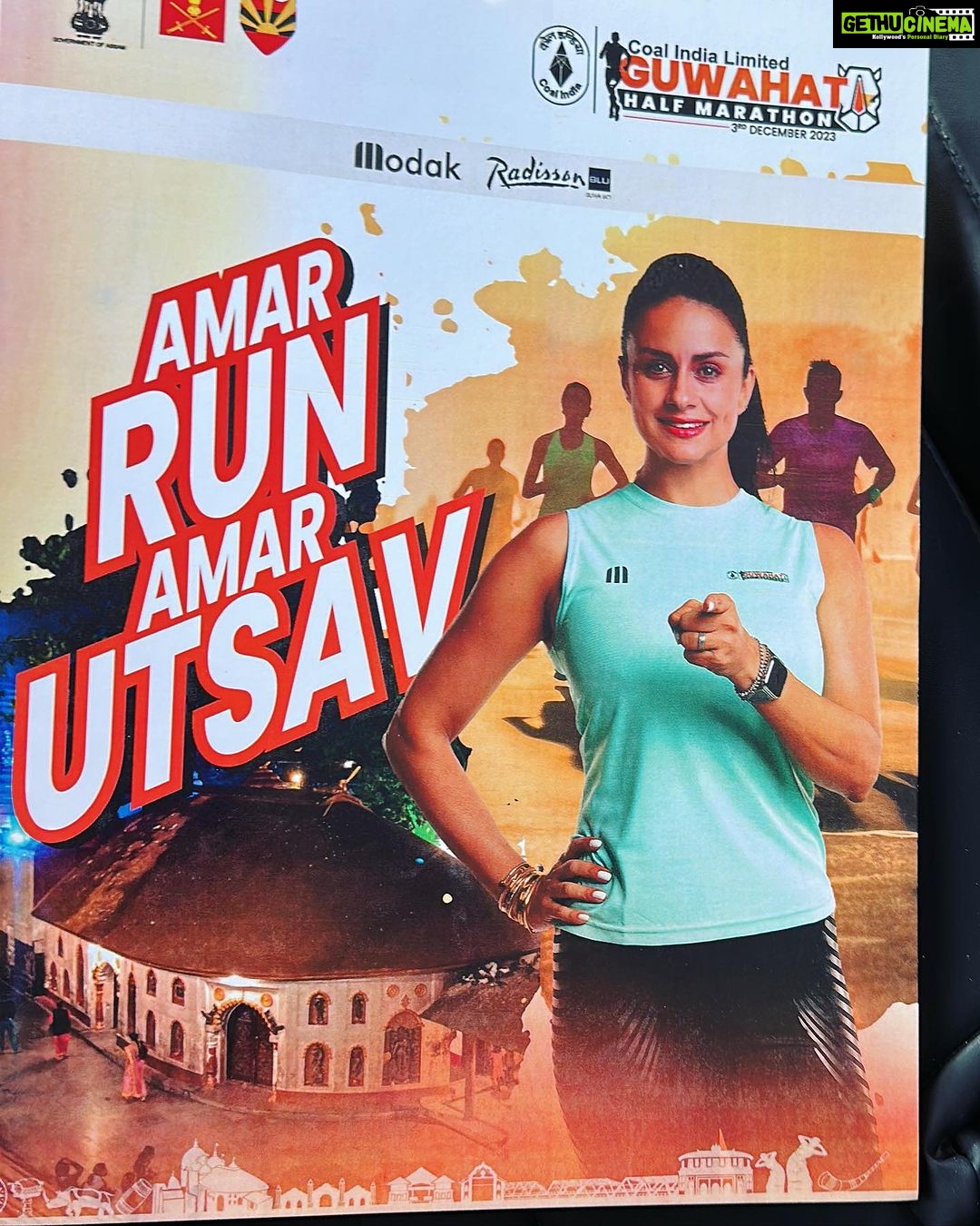 Gul Panag Instagram - I am delighted to be a part of the @guwahatihalfmarathon, an event that celebrates Guwahati, its rich culture and heritage. The CIGHM is all set to unite people from diverse backgrounds, bringing Indians from every walk of life together. This event is not just about running; it's about celebrating the spirit of unity and diversity. Join us on the 3rd of December, 2023, in Guwahati and be a part of something truly special. Let's come together, run, and make memories that'll last a lifetime. @procamintl @sportizindia #amarrunamarutsav #CIGHM #Guwahati #UnityInDiversity #GuwahatiHalfMarathon #GoodwillAmbassador