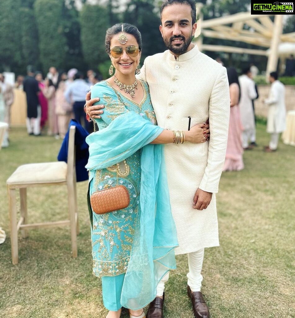 Gul Panag Instagram - Congratulations @ajaithandi ! Wishing you and Sahiba a life time of happiness ( I don’t have a picture with her 🤦🏻‍♀️). It was so wonderful to be able to join the celebrations . Like being at my own little brother’s wedding. All over again. ❤️ @simartgill and @daamanation felt like home being with you all. As @sherbirpanag said , your home has been a second home to us all our lives. I’m so grateful to have Karan Uncle and Baby Aunty in our lives. While they may be our parents’ friends to begin with, it is their unique ability to have independent equations with us that makes them both so special. And that’s the beauty of inter generational friendships! Time to take it to the 4th generation now . 🧿🧿🧿🧿🧿🧿