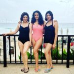 Gul Panag Instagram - Grabbing sane moments between watching over kids, getting them stitched up( after falls ), feeding them, taking them out of the pool, settling their spats, getting them ready and more. Because - Girls just wanna have fun! Even when they are MOMs. @chauhanrachna07 @uditaanand . . . . #momlife #travelwithkids #travelwithkidstips Phuket, Thailand