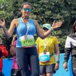 Gul Panag Instagram - Delhi, you were amazing! Such incredible energy this morning. Over 30,000 runners, running like they belonged to a tribe! Have had the most amazing day. And my heart is so full! Dear @procamintl thank you for this incredible experience. And for pushing me to run. Note to self: Untrained runs are not as nice as the ones you train for. Was coaxed into running the 10k. (Even though I haven’t done more than 5 k in last 2 years. ) Time to add a weekly run to my regimen.😅 Thank you @bountyclicks for the images . @delhihalfmarathon Delhi, India