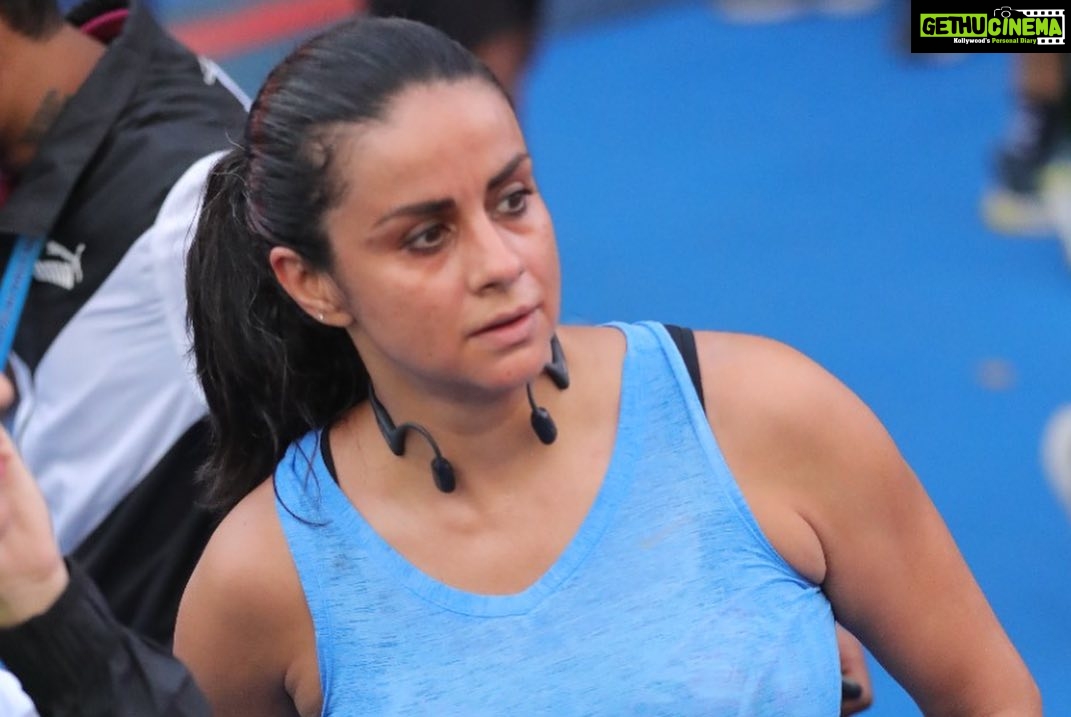 Gul Panag Instagram - Delhi, you were amazing! Such incredible energy this morning. Over 30,000 runners, running like they belonged to a tribe! Have had the most amazing day. And my heart is so full! Dear @procamintl thank you for this incredible experience. And for pushing me to run. Note to self: Untrained runs are not as nice as the ones you train for. Was coaxed into running the 10k. (Even though I haven’t done more than 5 k in last 2 years. ) Time to add a weekly run to my regimen.😅 Thank you @bountyclicks for the images . @delhihalfmarathon Delhi, India