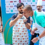 Gul Panag Instagram - Cooking skills put to the test at the #VedantaDHM23 Pasta Cookout session🧑‍🍳🍝 Loved the experience and the overall feels. And Team 5 (Akarsh Hebbar and I ) came in 3rd. Although, we feel we should have won. 😂 #RangDeDilli @ProcamIntl @delhihalfmarathon @lemeridiendelhi @akarshkhebbar