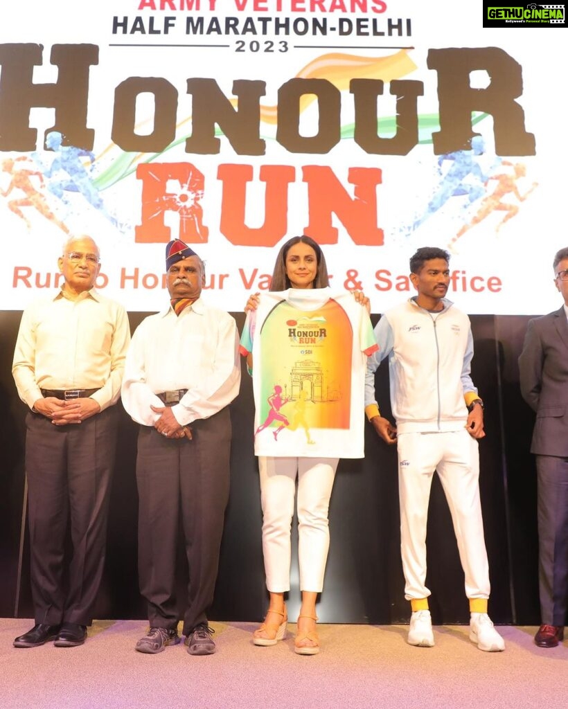 Gul Panag Instagram - Very proud and honoured to be part of #HonourRun - Indian Army Veterans Half Marathon, scheduled on December 10, 2023 at JLN Stadium, New Delhi. This unique run provides a unique platform for participants to come together in shared appreciation for the unwavering dedication and sacrifices made by our brave soldiers in uniform. Register now on www.indianarmyveteransrun.com @DIAV @TheOfficialSBI @HeroMotoCorp @MajDPSingh Thank you @bountyclicks for the images.