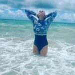 Gul Panag Instagram - Pool and beach vibes only.🤩 This trip, I rested the beginning to become fragile black and white @marksandspencer swimsuit. But I want want to take this opportunity to introduce you to two new ones- ( since I had so many queries on my stories). I believe a swimsuit should be comfortable, practical, durable and very flattering. 😅 So here’s a bit about these. Photo 1 is another trusted @marksandspencerindia suit. Durable. I have had it for about 5 years now. The neck strap is beginning to lose a bit of elasticity, but is adjustable so easy fix. Photo 2 is the new @ripcurl full sleeves suit I got recently. I end up spending a lot of time in the pool with Nihal. And often my shoulders and arms get badly burnt no matter how much sunscreen I apply. And this seems like a really good alternative. Not sure how durable it will be. It’s made a very fine, thin material almost like a pair of stockings. Photo 3 features a pink one , Roxy, that is also fairly new. (Got it last year here in Phuket. At the airport. There’s a great store that sells Quicksilver, Roxy and billabong in the arrival hall by the baggage belts.) It has Excellent stretch. And is very comfortable. The wrap is a really comfortable @Zara shirt I got some years ago. Photo 4 has the same swimsuit from photo 1 , but with a very nice wrap I picked up here, at the hotel on this trip. Nice flattering wraps are hard to come by / and this one is a particularly good one. For those of you who read through all of this, let me know if there are more queries you have, and I will answer them in the comments. Thanks for reading .❤️ Phuket, Thailand